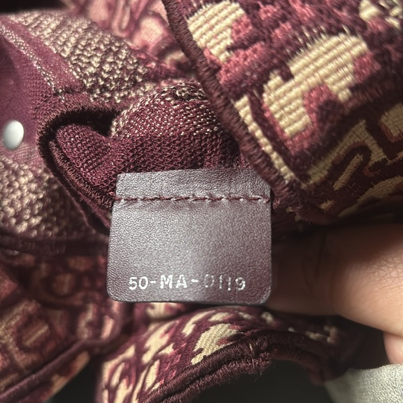 Dior Oblique Diorcamp Fabric BackPack Burgundy - Picture 7 of 11